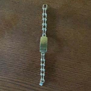 Goldtone Cain Bracelet